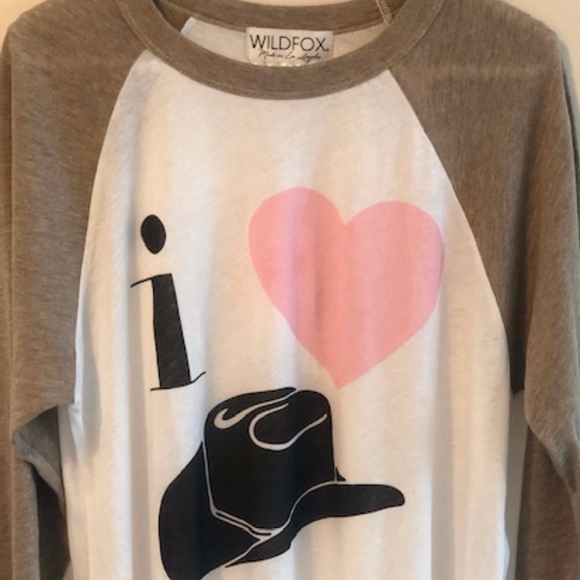 NWT Wildfox Ride 'Em I Love Cowboys Tshirt - Small - Picture 3 of 5